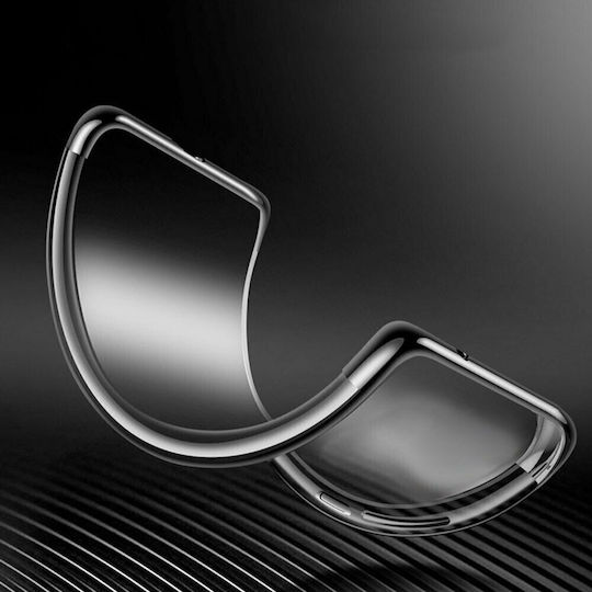 Hurtel Electroplating Back Cover Σιλικόνης 0.3mm Διάφανο / Μαύρο (Redmi Note 10 5G / Poco M3 Pro)