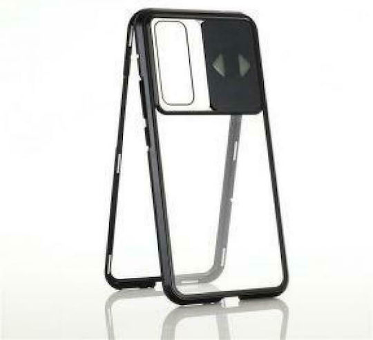 Wozinsky Magnetic Cam Slider 360 Full Cover Tempered Glass Magnetic Clear / Black (Huawei P40 Lite 5G)