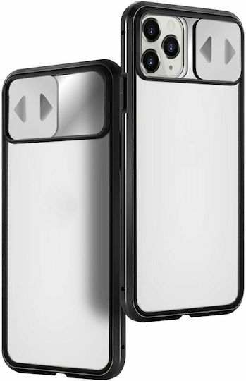 Wozinsky Magnetic Cam Slider 360 Full Cover Tempered Glass Magnetic Clear / Black (Huawei P40 Lite 5G)