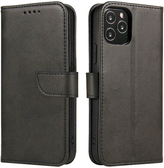 Hurtel Book Δερματίνης Μαύρο (Galaxy A20e)
