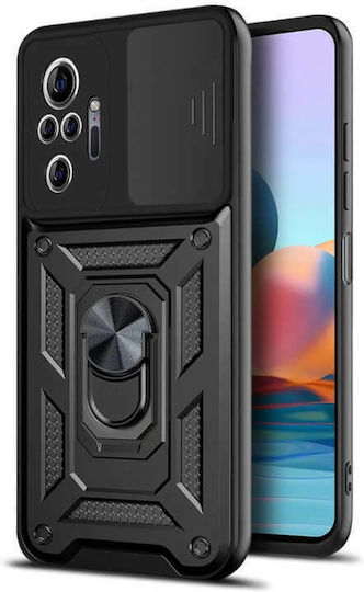 Bodycell Armor Slide Back Cover Πλαστικό Μαύρο (Poco M4 Pro 5G / Redmi Note 11s 5G)