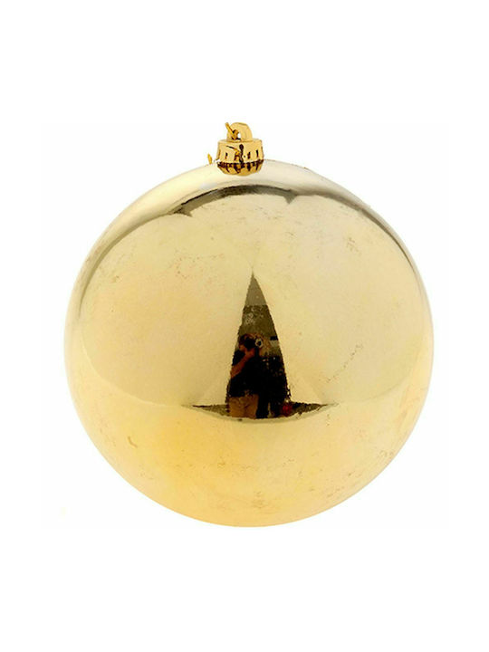 Iliadis Weihnachtshänger Kugel Ornament Plastik Gold 4cm Set 12Stück