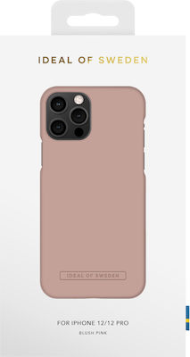 iDeal Of Sweden Fashion Seamless Silicone Back Cover Blush Pink (iPhone 12 / 12 Pro)