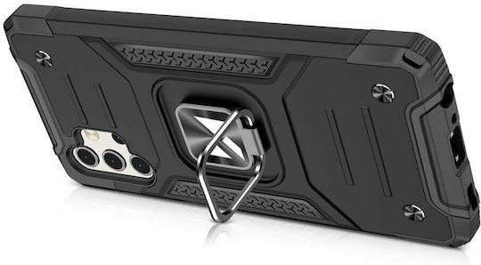 Wozinsky Ring Armor Задна корица Пластмаса Черен (Samsung Galaxy A13 5G)