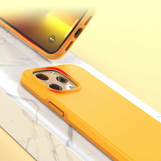 Choetech MFM Anti-drop Back Cover Plastic Portocaliu (iPhone 13 Pro)