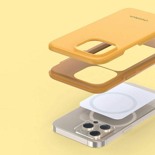 Choetech MFM Anti-drop Back Cover Plastic Portocaliu (iPhone 13 Pro)