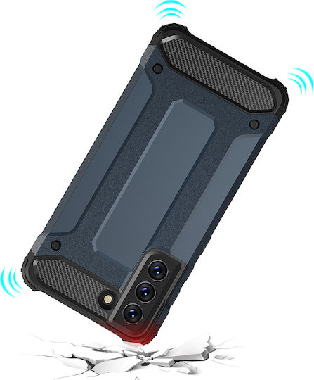 Hurtel Hybrid Armor Tough Здрава Задна Корица Пластмаса Сребърна (Galaxy S21 FE 5G)