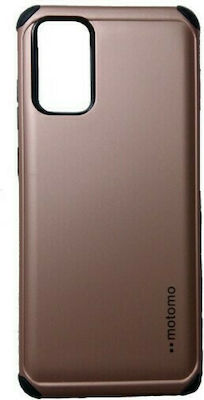 Motomo Tough Armor Plastic / Silicone Back Cover Durable Rose Gold (Redmi Note 10 / 10s / Poco M5s)