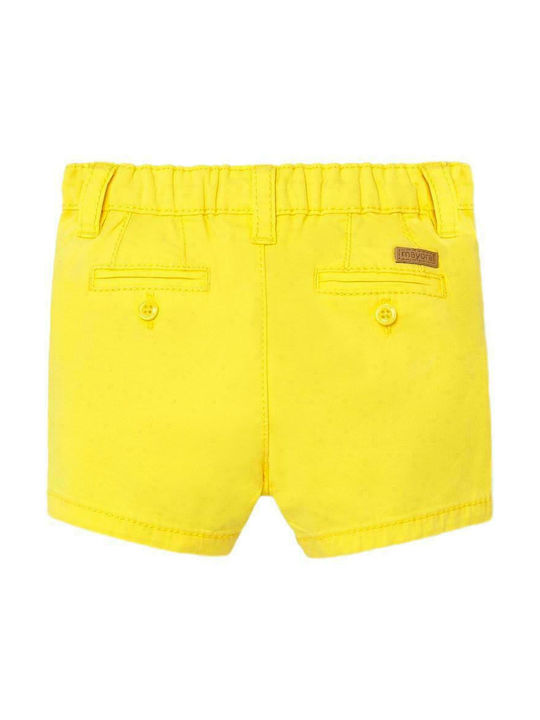 Mayoral Kids Shorts/Bermuda Fabric Yellow