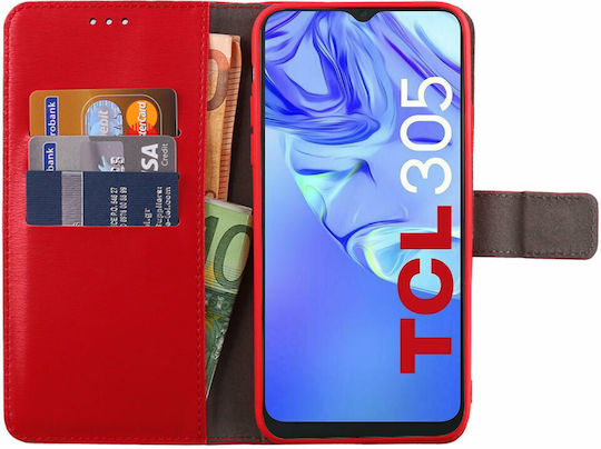 Volte-Tel Allure Magnet Wallet Δερματίνης Κόκκινο (TCL 30 / TCL 30 5G / TCL 30+)