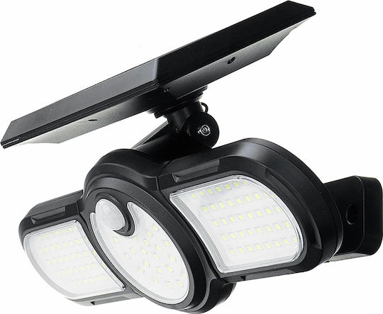 Andowl Wall Mounted Solar Light 2.5W 1000lm Cold White 5000K with Motion Sensor and Photocell IP54