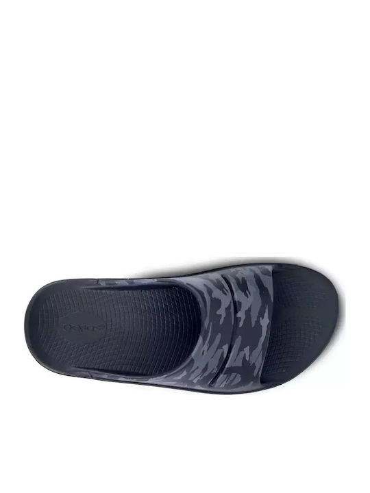 Ανδρικά Slides Ανατομικά Black Camo
