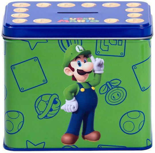 Nintendo Super Mario Bros Luigi Cană Ceramică Multicoloră 2buc