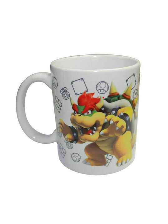 Nintendo Super Mario Bros Bowser Cană Ceramică Multicoloră 2buc