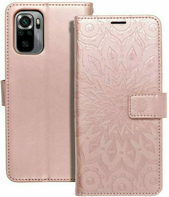 Forcell Mezzo Book Δερματίνης Mandala Rose Gold (Mi 11 Lite)