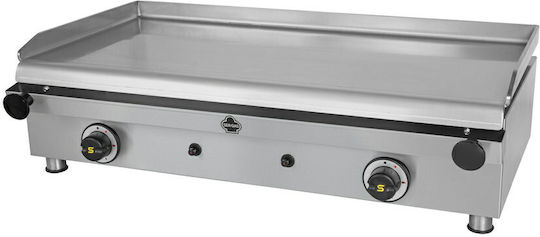 Sergas Πλατώ Ψησίματος Φυσικού Αερίου 80x43.5x23cm 10kW με Λεία Πλάκα P80 Φυσικού Αερίου