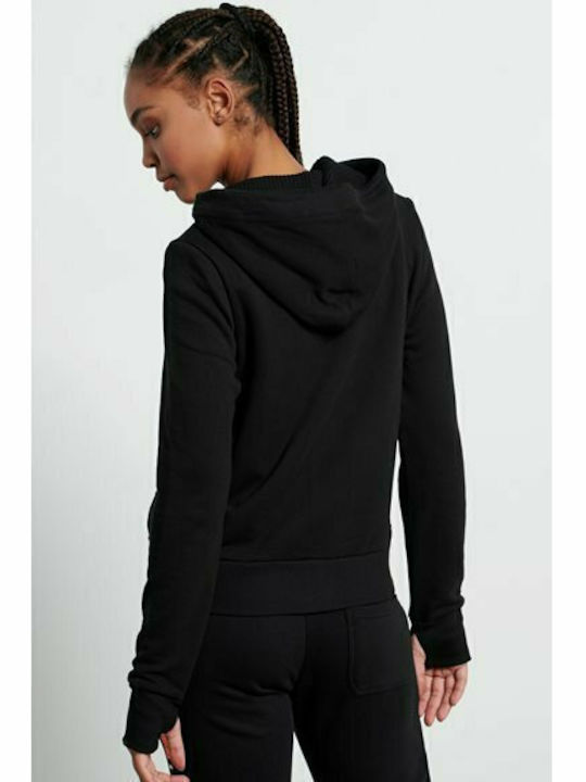 BodyTalk Women's Hooded Cardigan Black