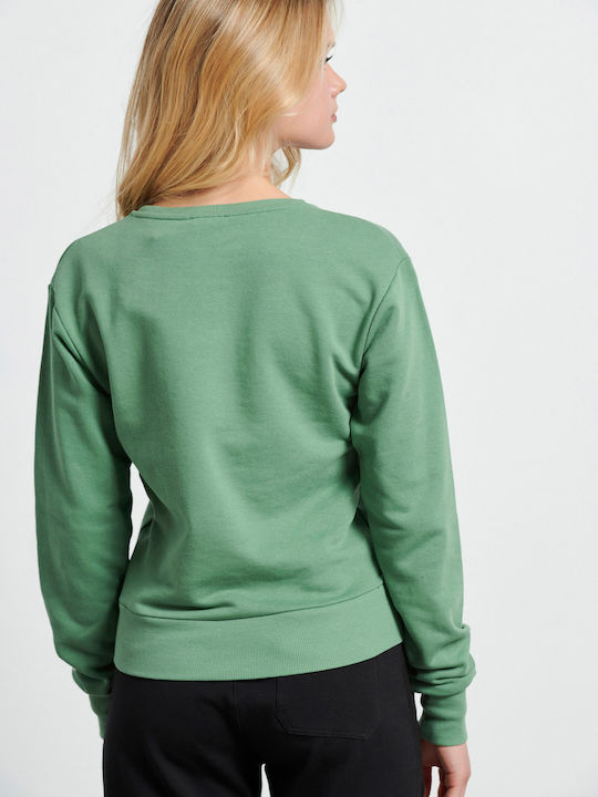 BodyTalk Women's Cropped Sweatshirt Green