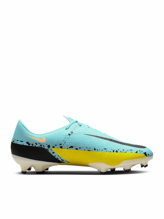 Nike Phantom GT2 Academy Fußballschuhe mit Stollen Glacier Ice / Yellow Strike / Sunset Glow / Black
