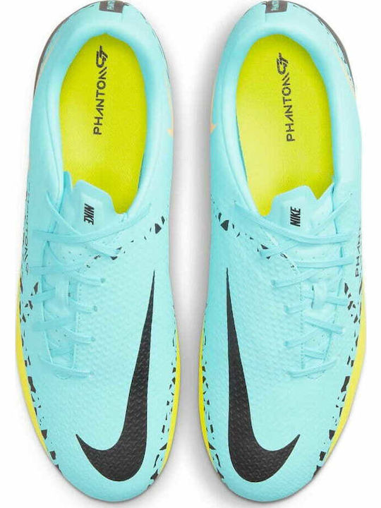 Nike Phantom GT2 Academy Fußballschuhe mit Stollen Glacier Ice / Yellow Strike / Sunset Glow / Black
