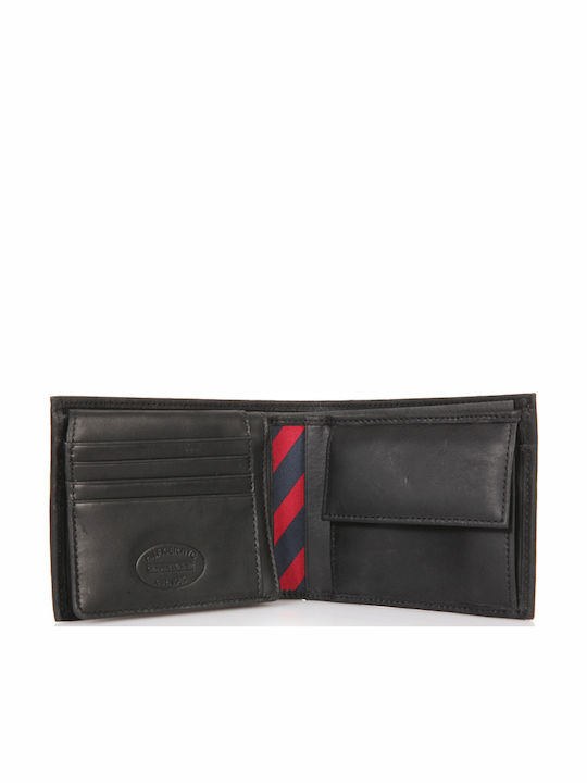 Tommy Hilfiger Johnson Δερμάτινο Ανδρικό Πορτοφόλι Μαύρο Tommy Hilfiger Johnson Δερμάτινο Ανδρικό Πορτοφόλι Μαύρο