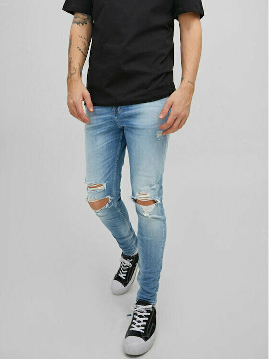 Glenn Men's Jeans Pants Elastic with Slim Fit Denim