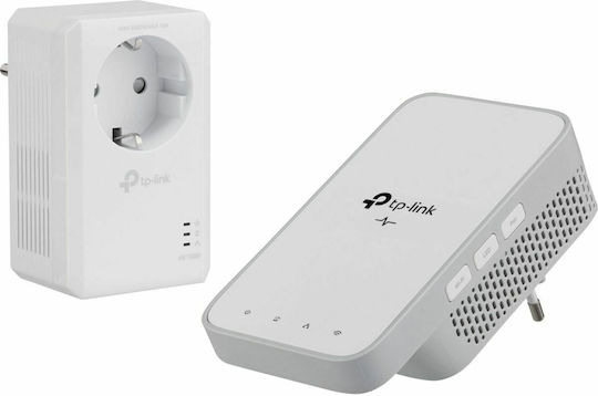 TP-LINK TL-WPA7619 KIT v1 Powerline Double Wi‑Fi 5 with Passthrough Socket and Gigabit Ethernet Port