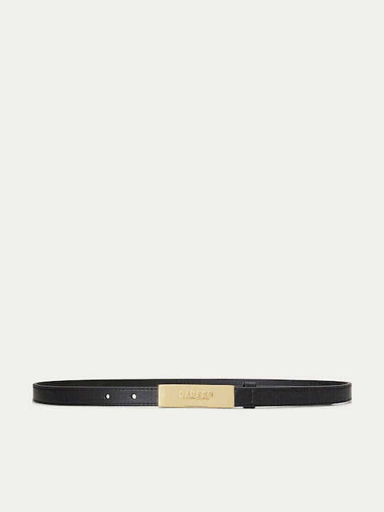 Leather Women's Black Belt