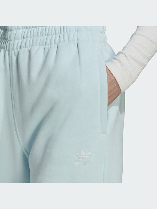 Ψηλόμεσο Παντελόνι Φόρμας με Λάστιχο Fleece Μπλε