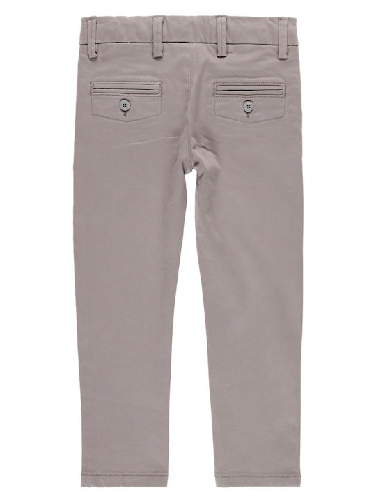 Boboli Boys Fabric Trouser Gray