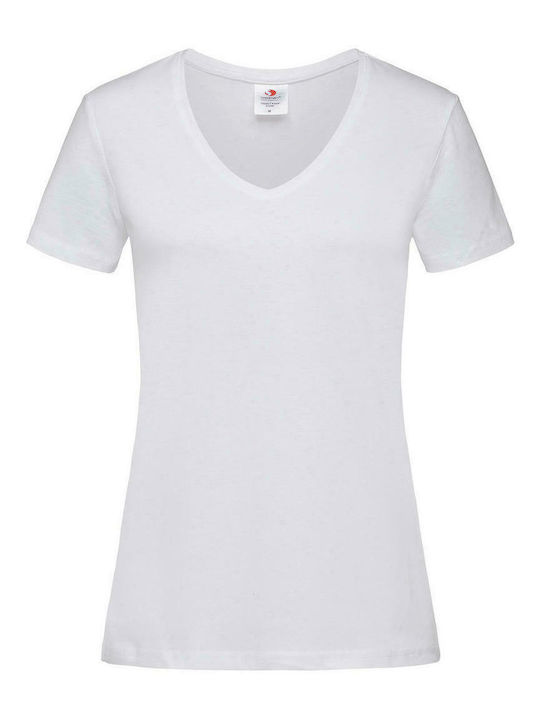 Stedman Classic-T Women's Short Sleeve Promotional T-Shirt White ST2700-WHI