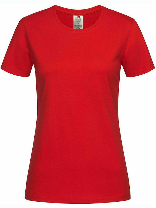 Stedman Women's Short Sleeve Promotional T-Shirt Scarlet Red