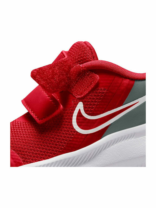 Star Runner Runner 3 Tdv Kids Sports Shoes Running with Hoop & Loop Closure University Red / Smoke Grey
