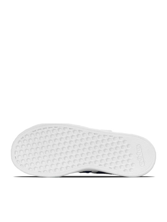 Grand Court 2.0 EL K Kids Sneakers with Hook & Loop Closure White