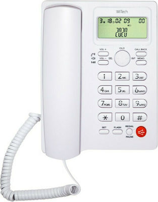 Witech WT2010 Office Corded Phone White
