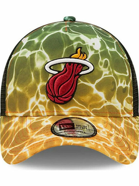 Miami Heat Summer City A-frame Jockey mit Netz Mehrfarbig