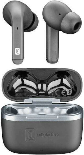 Cellular Line Keen In-ear Bluetooth Handsfree Earphones with Charging Case Black