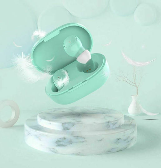 Somostel SMS-J13 In-ear Bluetooth Handsfree Căști cu Carcasă de Încărcare Mentă