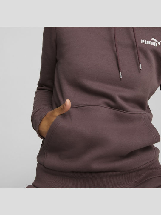 Ess+ Women's Sweatshirt Hooded Brown