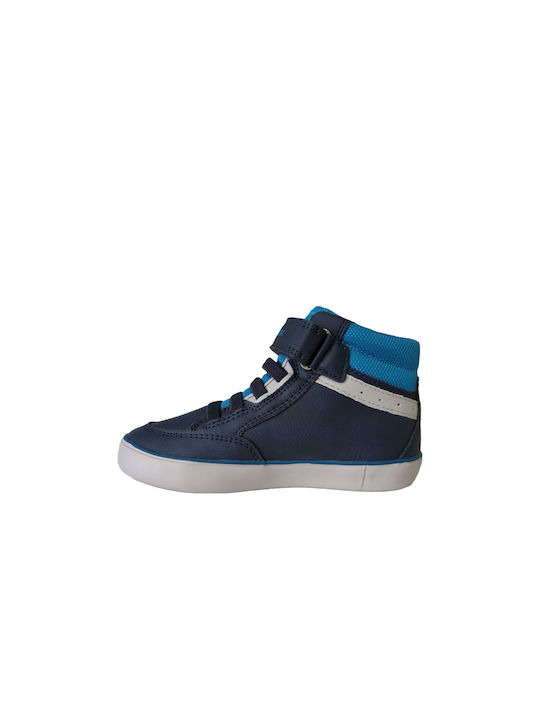 Geox Kinder-Sneaker Hoch Gisli Anatomisch Marineblau