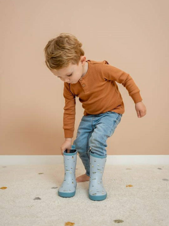 Kids Wellies Sailors Bay Light Blue