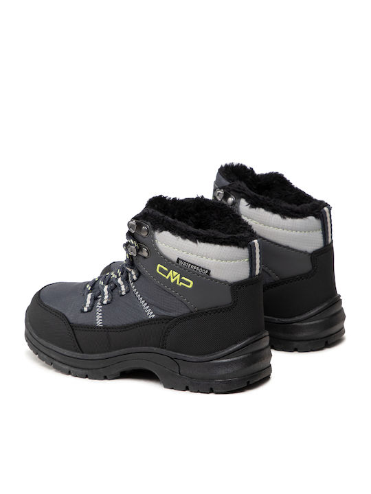 Kids Waterproof Hiking Boots Annuuk Gray