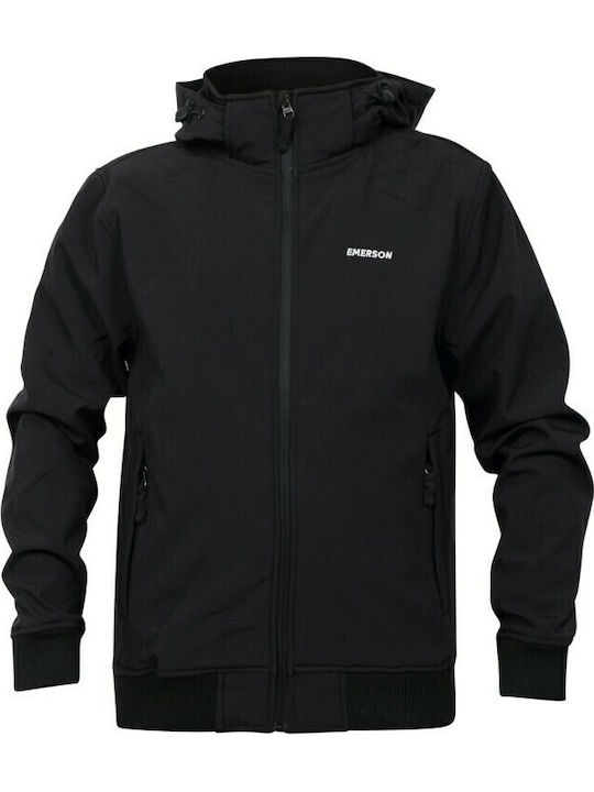 Winter Jacke Bomber Wasserdicht Schwarz