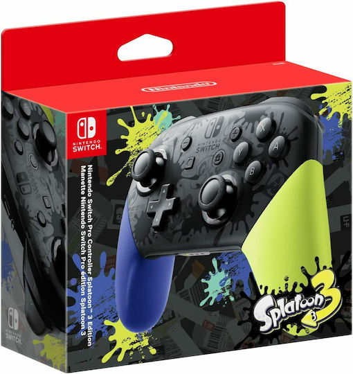 Nintendo Pro Ασύρματο Gamepad για Switch Splatoon 3 Edition