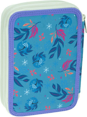 Gim Pencil Case Full with 2 Compartments Light Blue