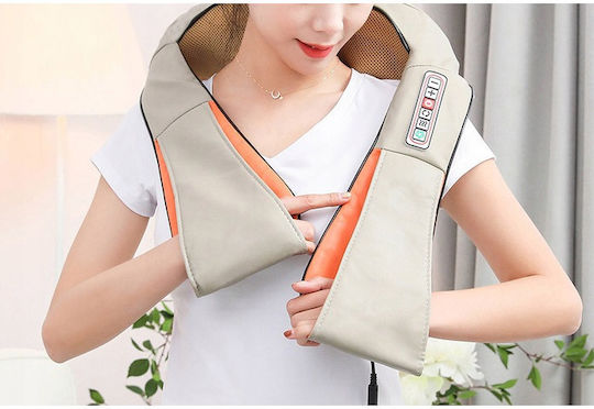 SPM SPM HT-P001 Μπάλα Μασάζ Shiatsu για τον Αυχένα με Λειτουργία Θέρμανσης Μπεζ