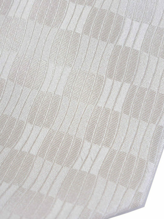 Giorgio Armani Silk Men's Tie Monochrome White Giorgio Armani Silk Men's Tie Monochrome White