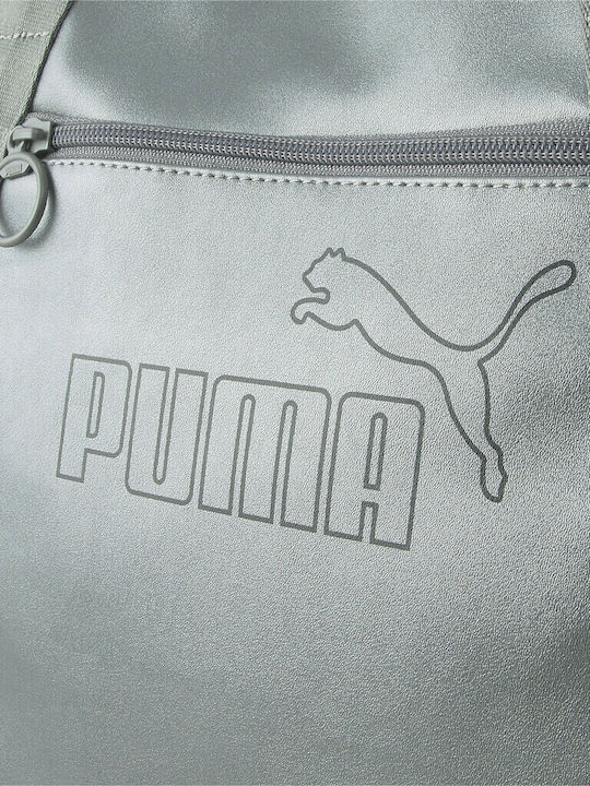 Puma Core Up Large Geantă de damă Cumpărător De umăr Gri