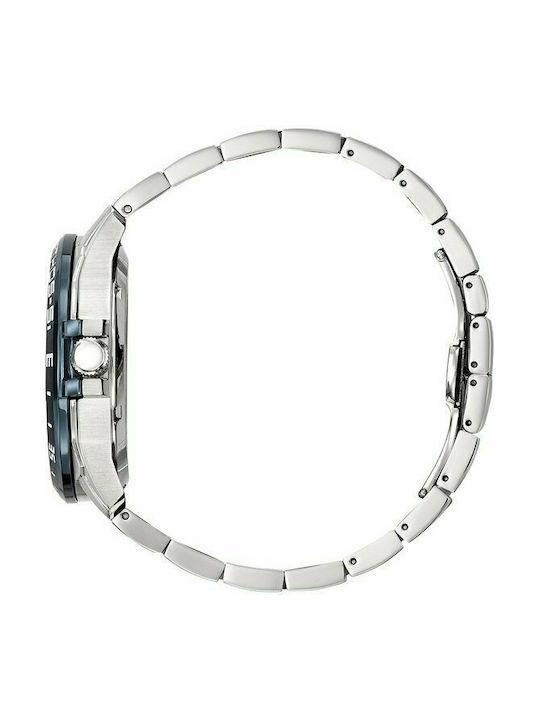 Patrouille De France Athos 5 Мъжки Часовник 44mm Автоматичен със Сребристо Стоманено Гривна
