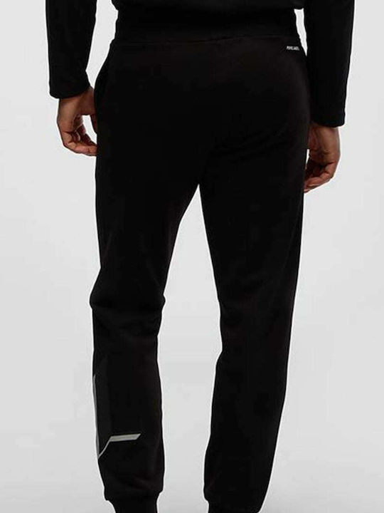 Karl Lagerfeld Men's Sweatpants with Rubber Black